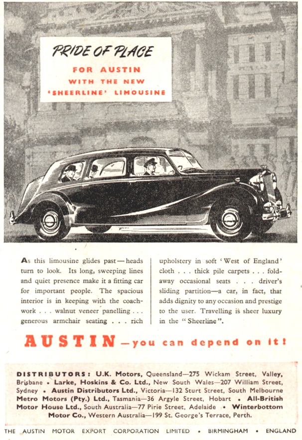 1950 Austin Sheerline A125 Limousine 
